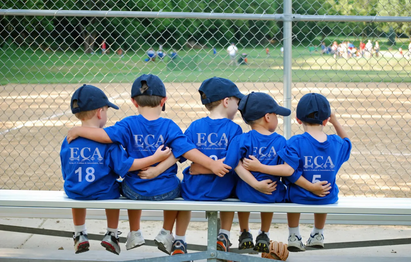 Фото обои спорт, мальчики, Team, Baseball