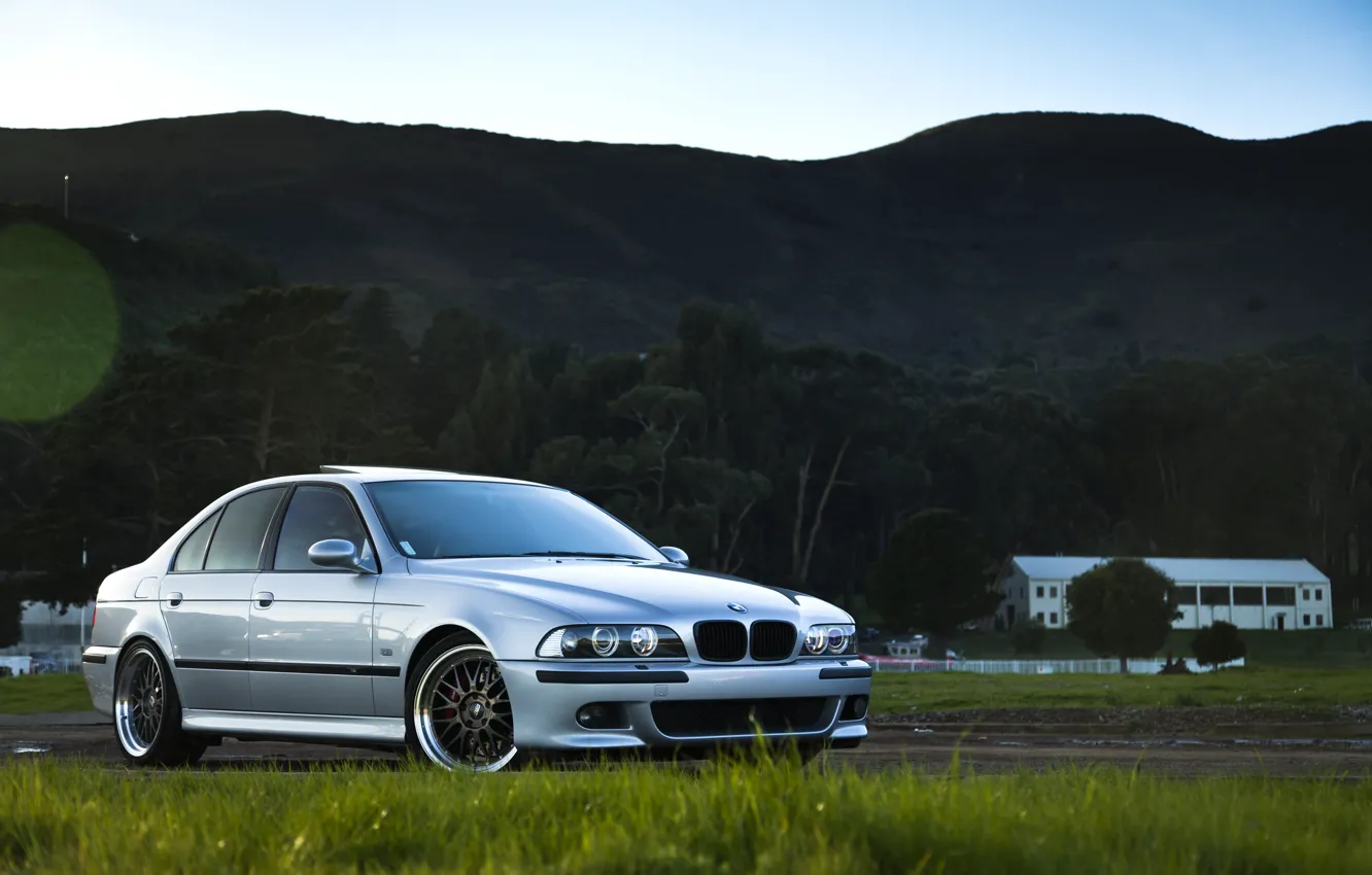 Фото обои Mountain, Bmw, e39, M5