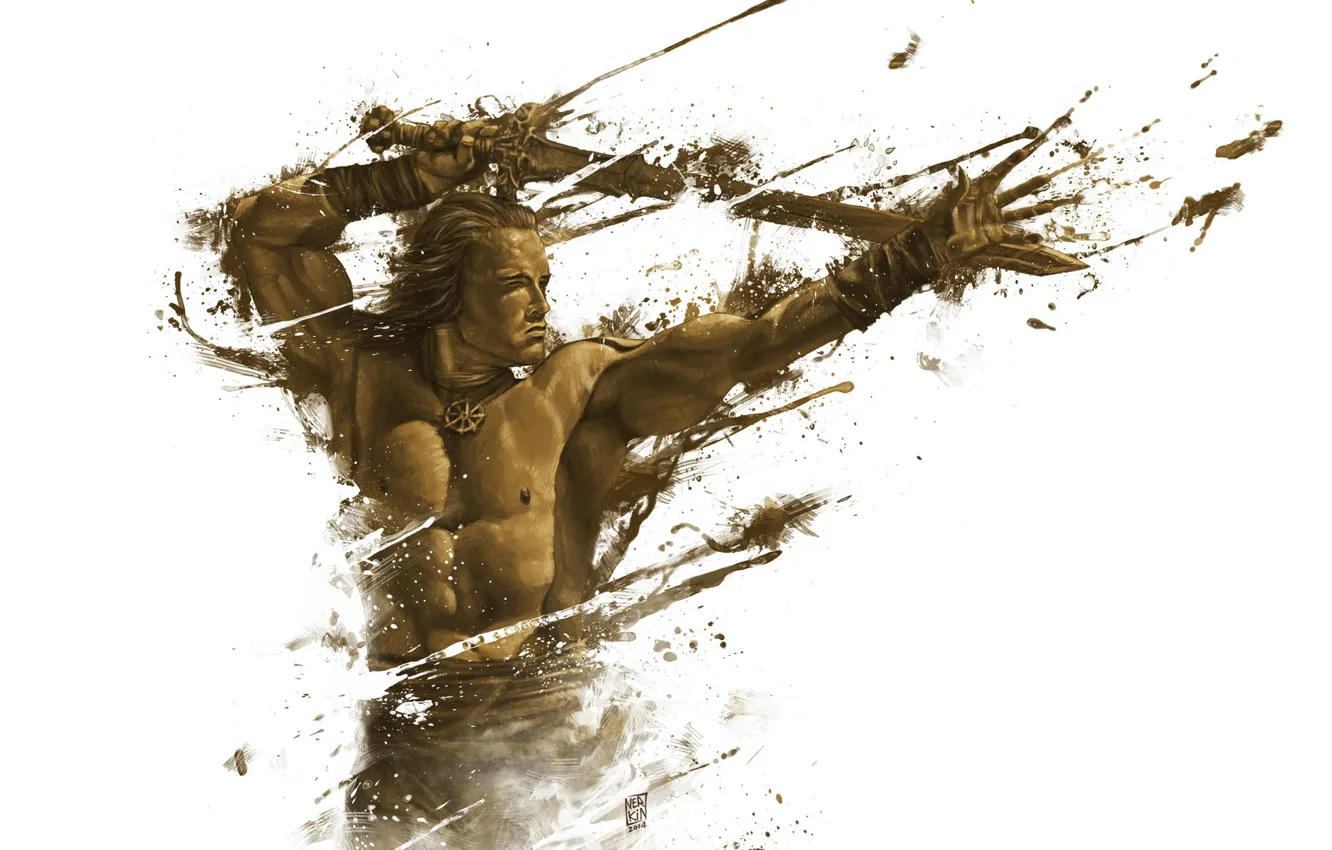 Фото обои меч, варвар, Конан, Conan the Barbarian