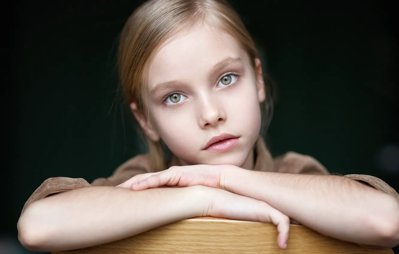 Фото обои портрет, девочка, Александр Виноградов