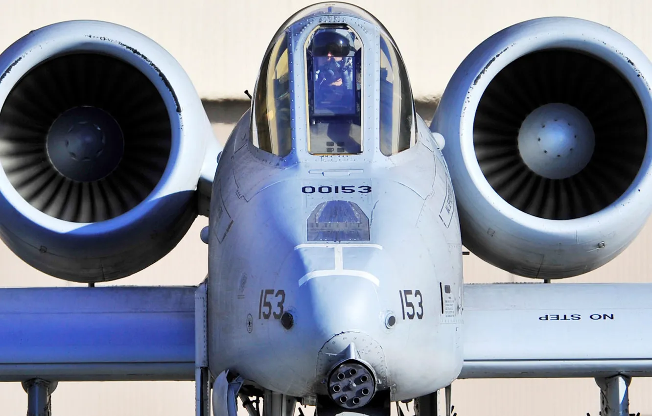 Фото обои штурмовик, американский, A-10, Fairchild, Thunderbolt II, Republic, одноместный, бронированный