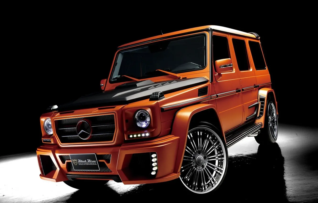 Фото обои Orange, Tuning, G-Klasse, W463, Black Bison Edition, Mercedes- Benz