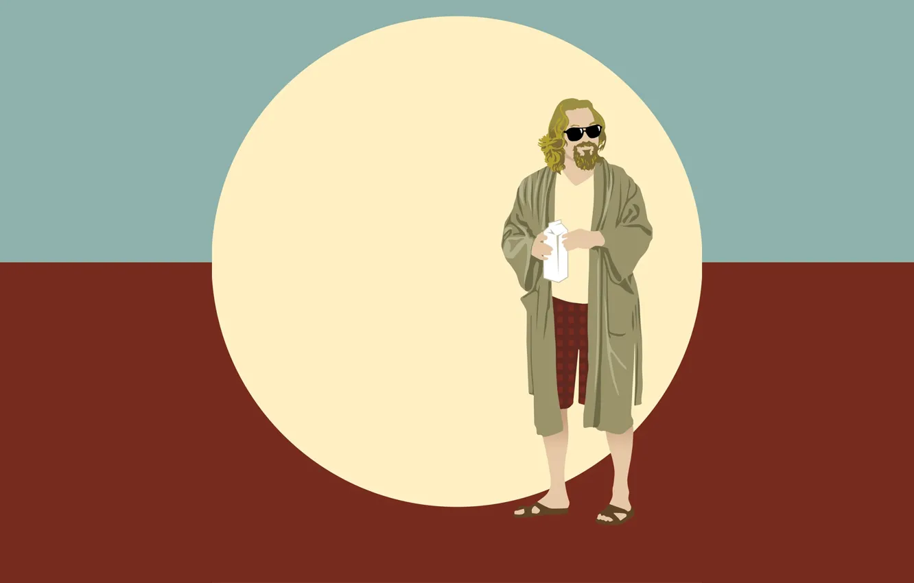 Фото обои одежда, молоко, 1998, Большой Лебовски, The Big Lebowski, The Dude
