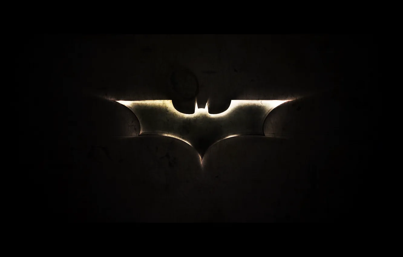 Фото обои batman, черный, логотип, бэтмен