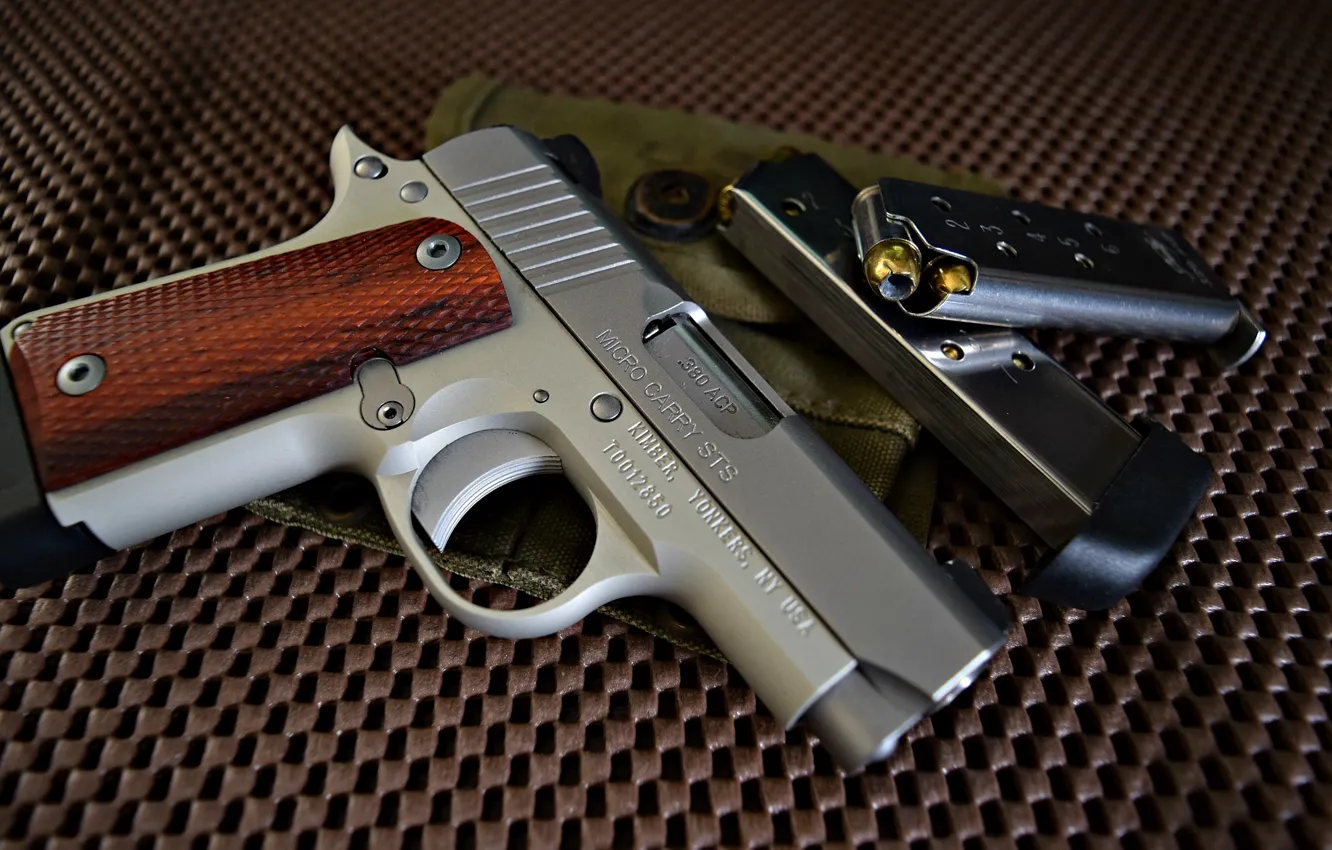 Фото обои пистолет, Kimber, Micro 380, обоими