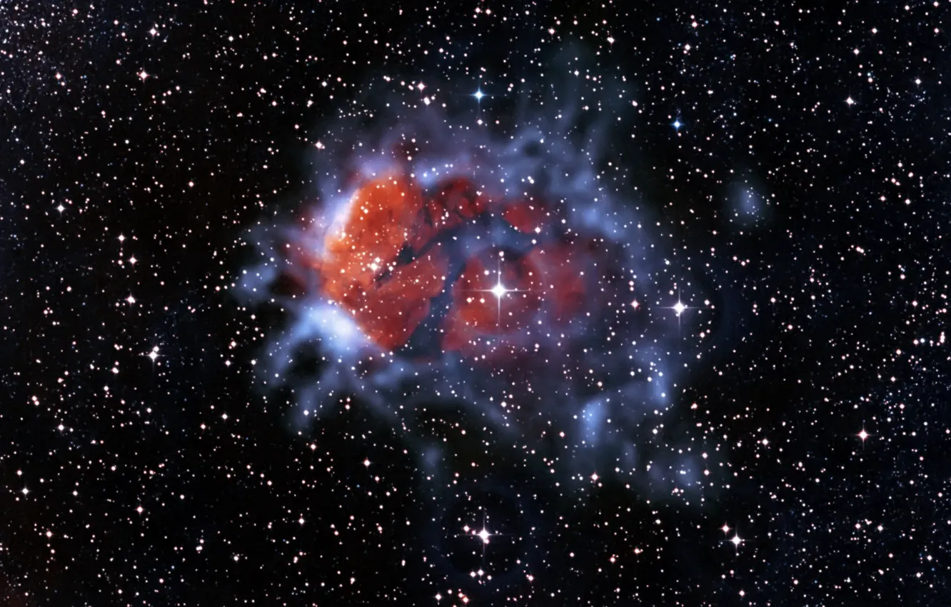 Фото обои Скорпион, созвездие, эмиссионная туманность, RCW120