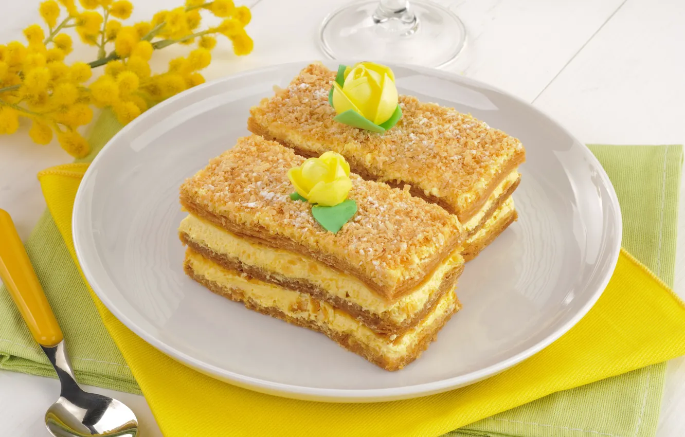 Фото обои пирожное, cake, десерт, сладкое, sweet, cream, dessert