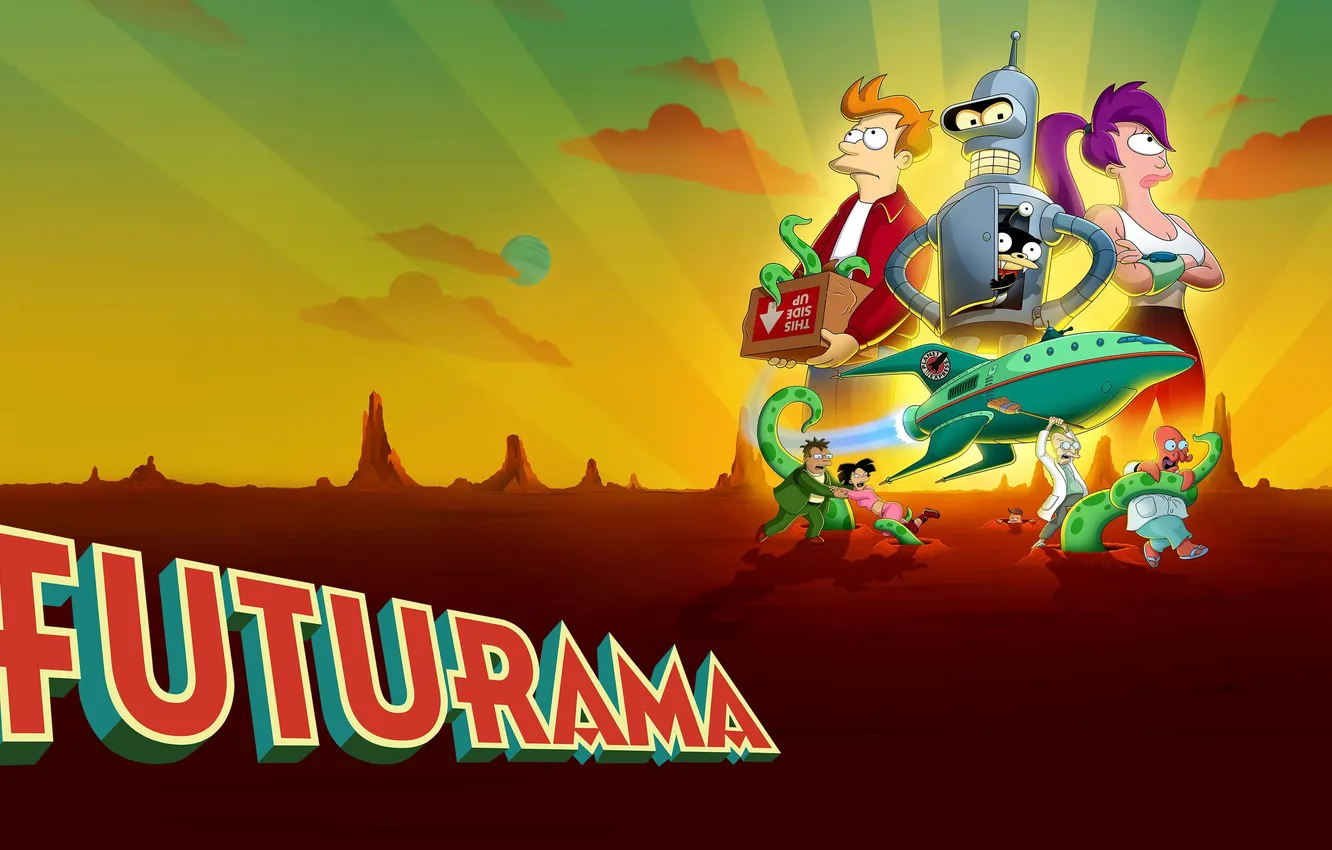 Фото обои Futurama, Movies, Cartoon, 2024 Series, Season 12