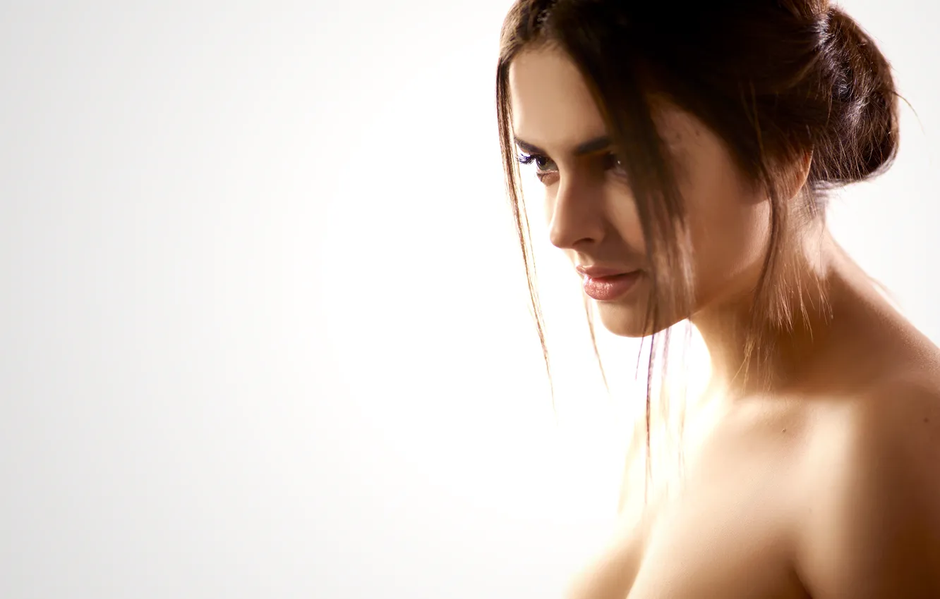 Фото обои girl, hot, sexy, eyes, smile, beautiful, figure, model