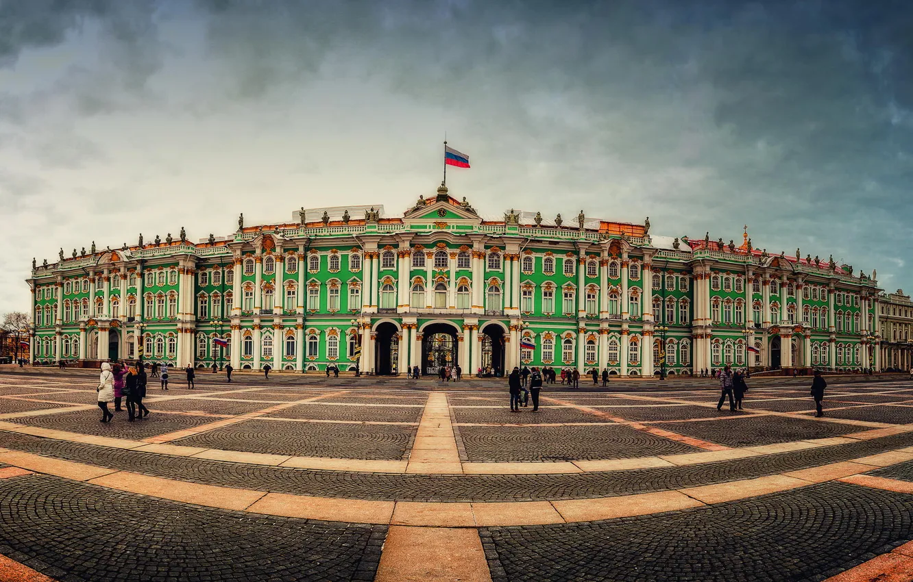 Фото обои площадь, Russia, питер, санкт-петербург, эрмитаж, St. Petersburg