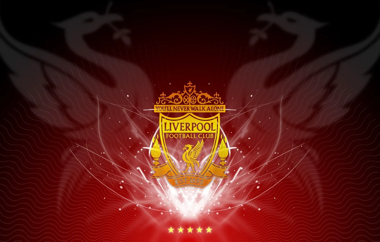 Фото обои logo, england, football, soccer, liverpool