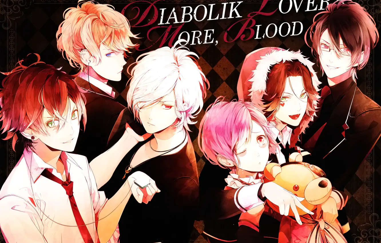 Фото обои вампир, парни, Diabolik Lovers