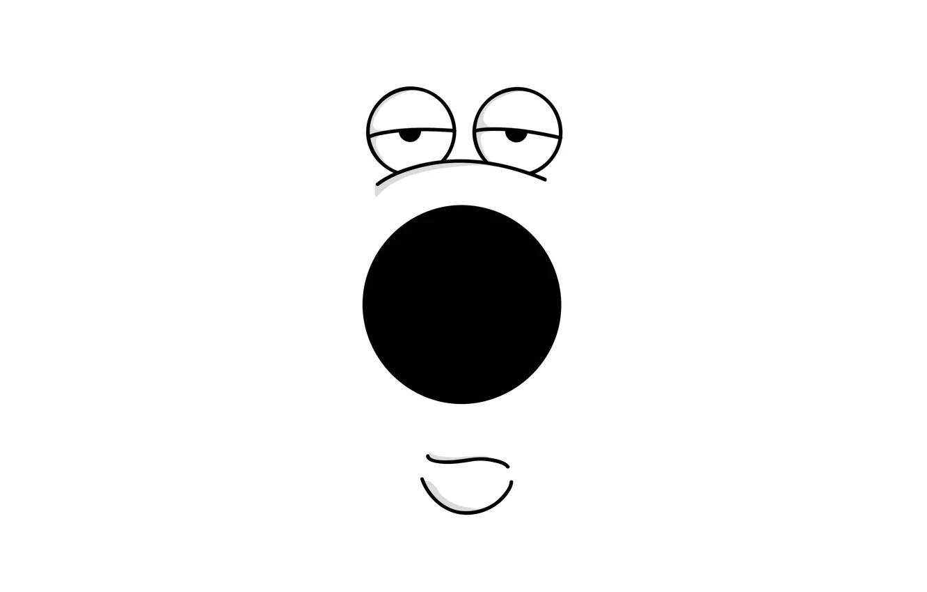 Фото обои eyes, dog, nose, brian, Guy the Family