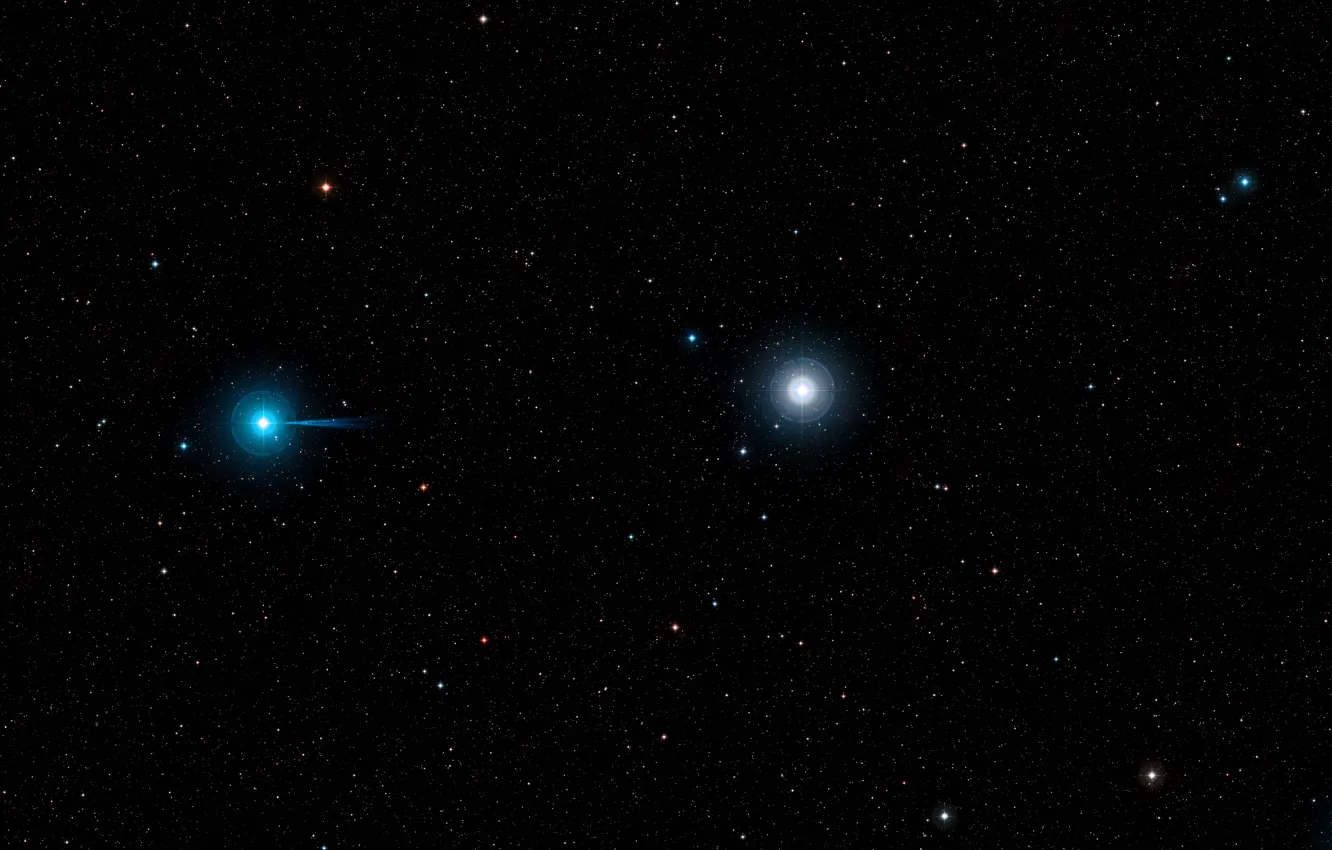 Фото обои Stars, Galaxy, Mystery, Digitized Sky Survey 2, ESO, DSS 2, VLT, Wide-field view