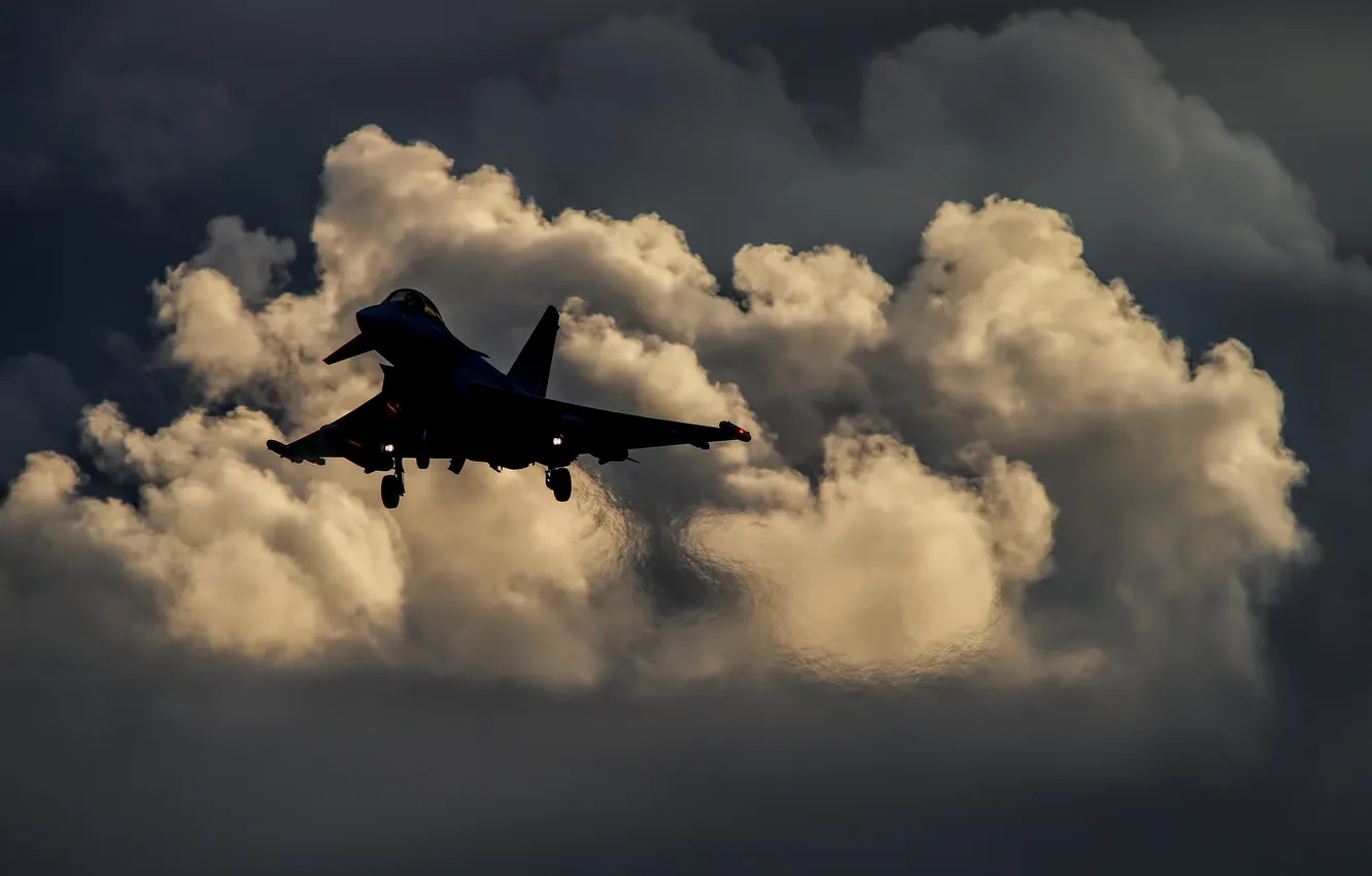 Фото обои истребитель, многоцелевой, Eurofighter Typhoon, FGR4