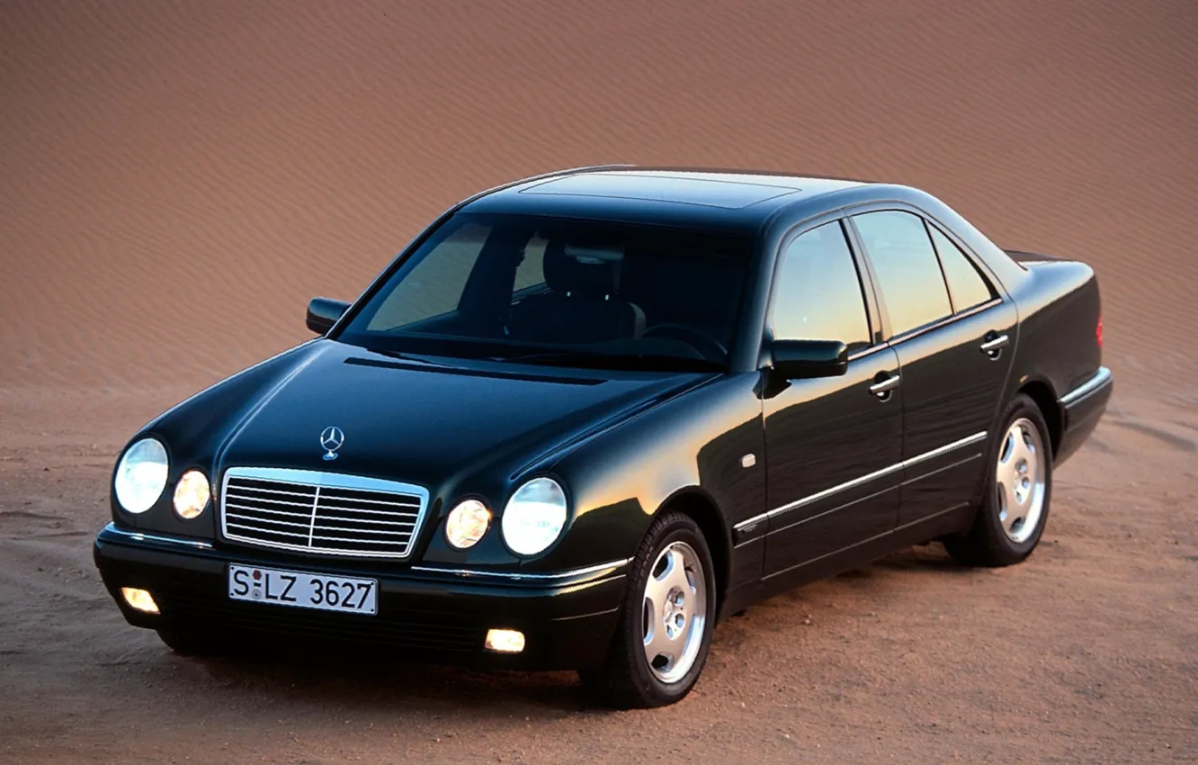 Фото обои Mercedes-Benz, Mercedes, E-class, E-Klasse, 1995, E-класс, W210, Executivklasse