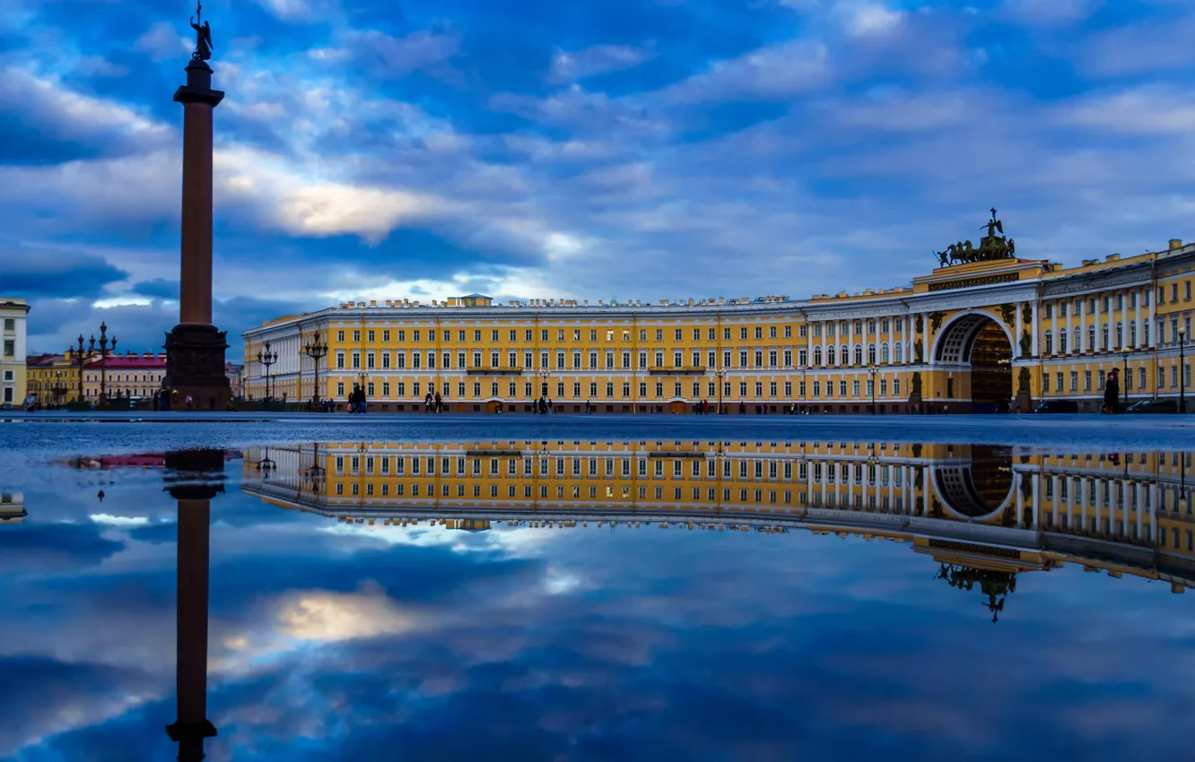 Фото обои Russia, питер, санкт-петербург, дворцовая площадь, St. Petersburg