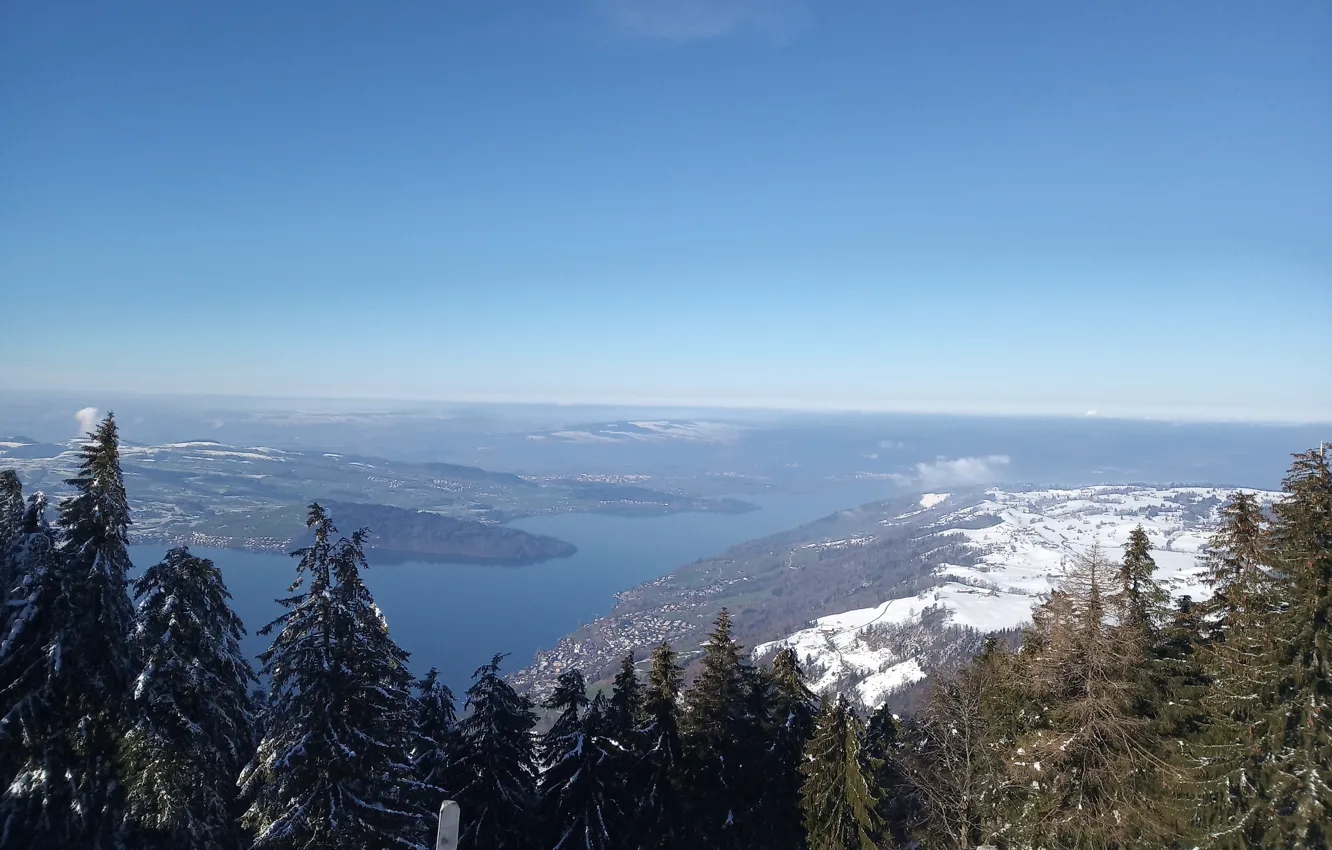 Фото обои Швейцария, Альпы, гора Вильдшпиц