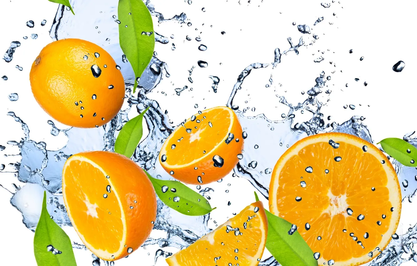 Фото обои вода, капли, брызги, свежесть, жёлтый, лимон, фрукт, цитрус