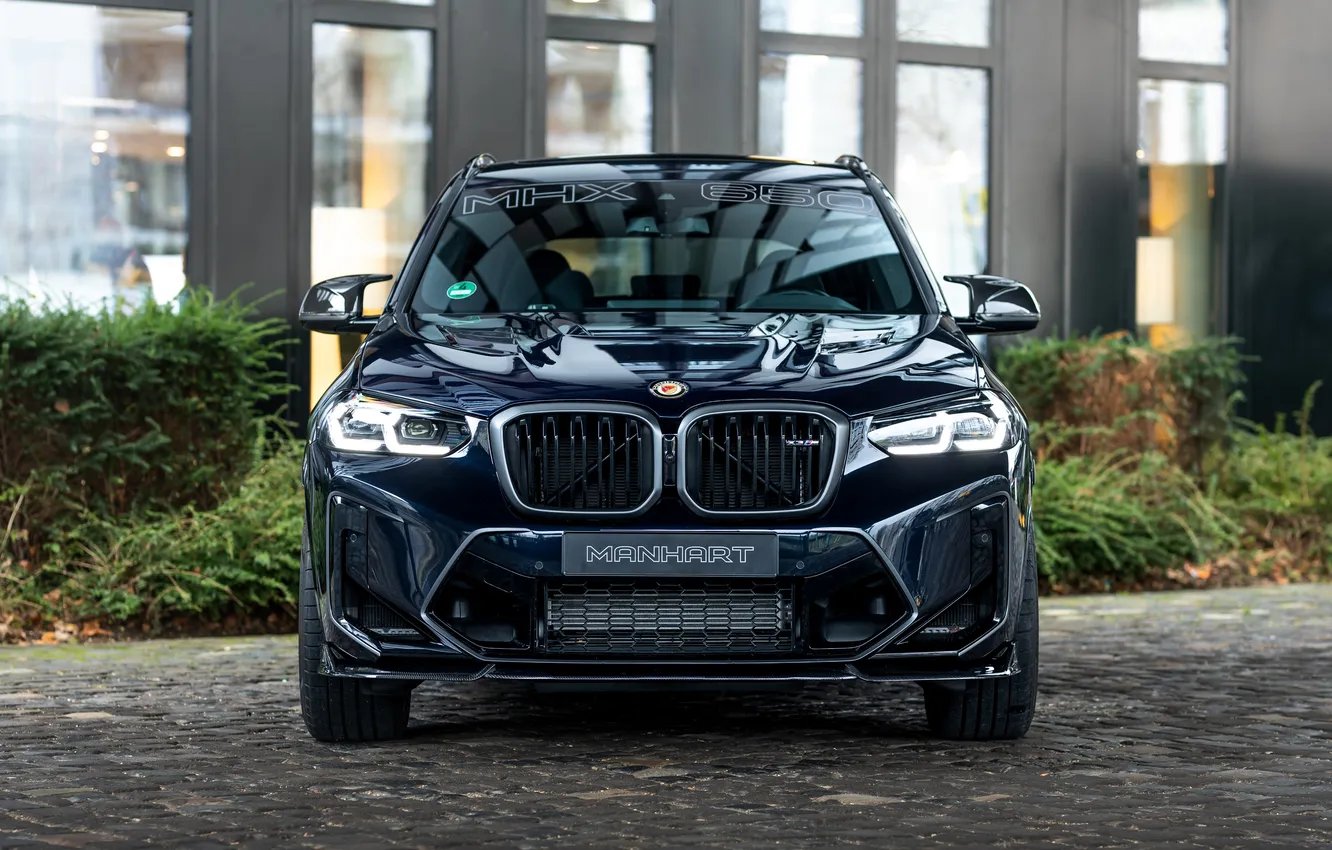 Фото обои BMW, Light, Blue, Front, Manhart, Sight, BMW X3, Manhart MHX3