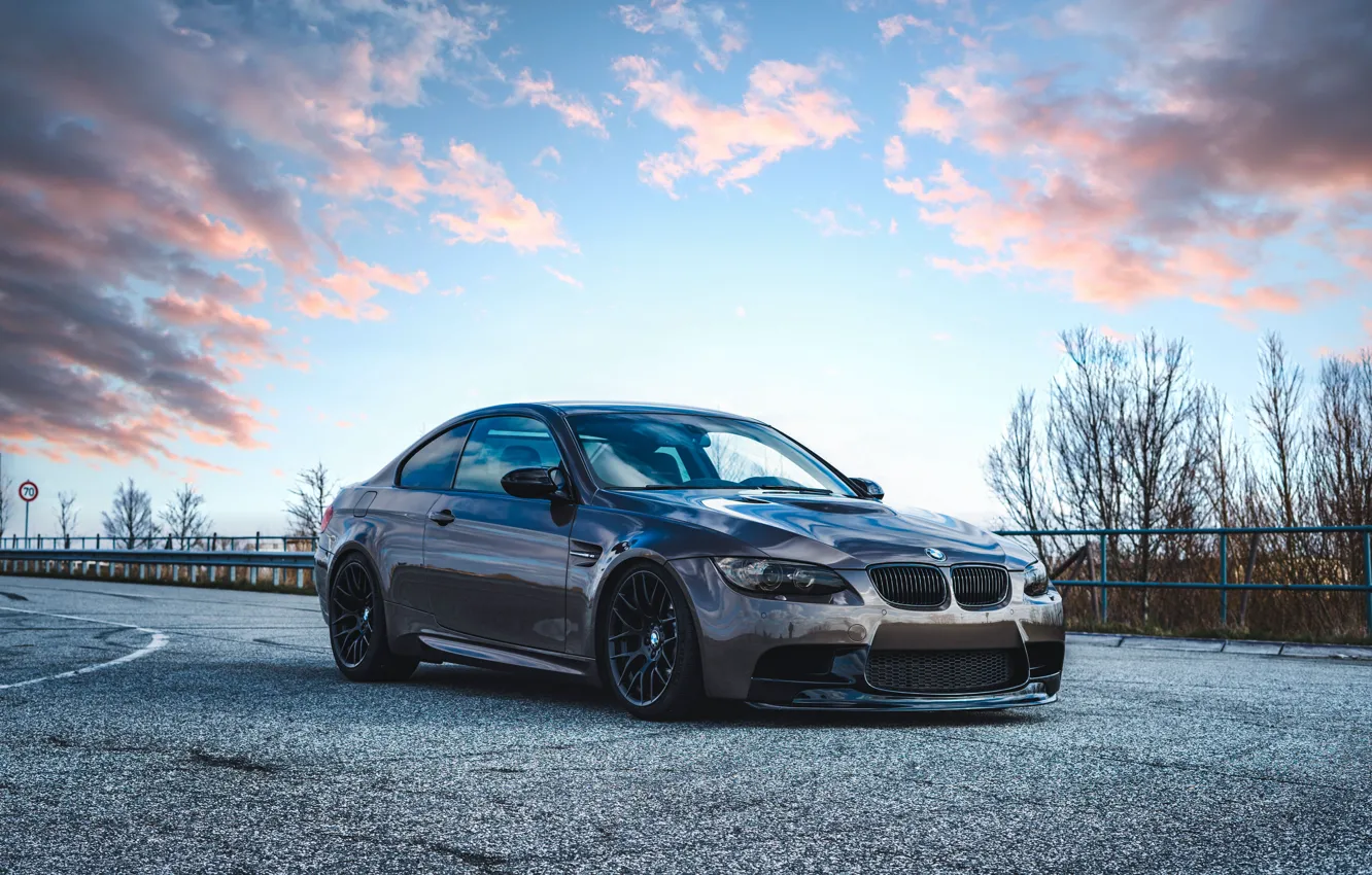 Фото обои BMW, Clouds, E92, M3