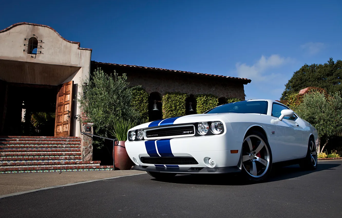 Фото обои Dodge, SRT8, Challenger, додж, 2011, челленджер