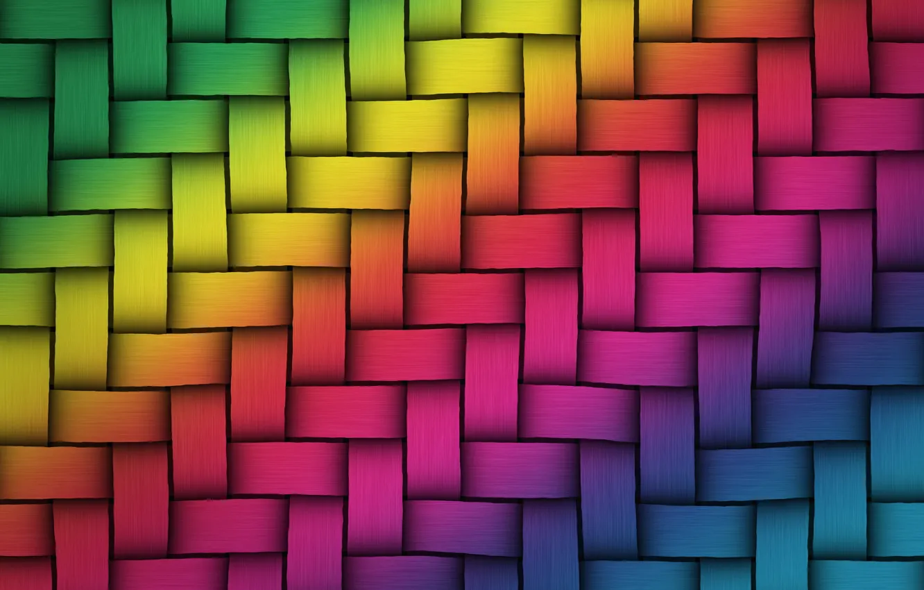 Фото обои радуга, colors, colorful, rainbow, плетенка, texture, background, weave