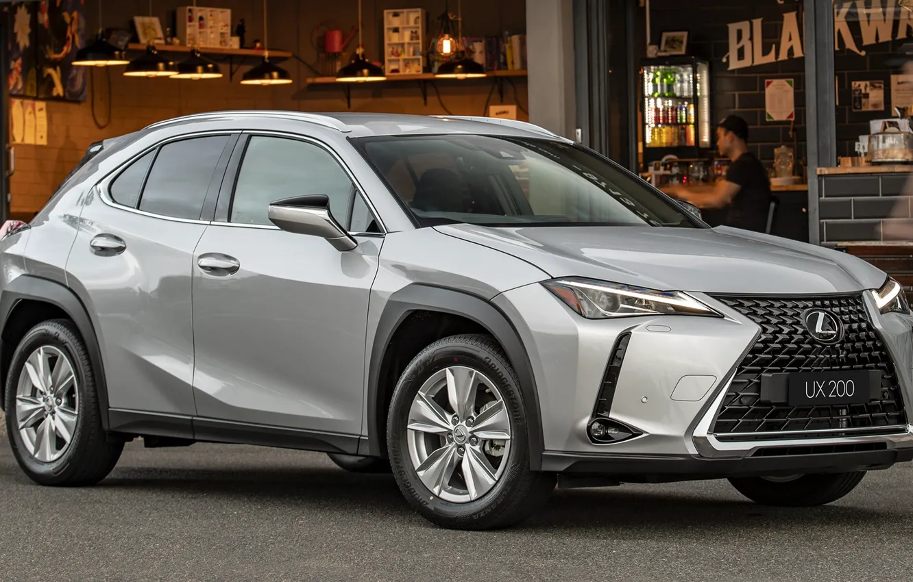 Фото обои машина, фары, Lexus, Лексус, сбоку, кузов, Lexus UX, серая машина