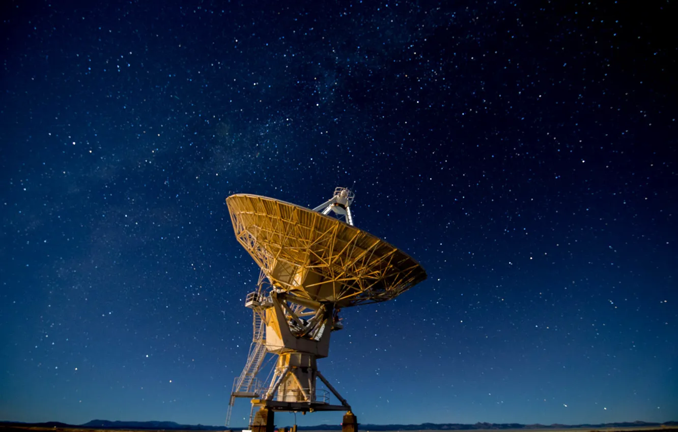 Фото обои космос, звезды, холмы, антенна, силуэт, Млечный Путь, Нью-Мексико, Соединенные Штаты
