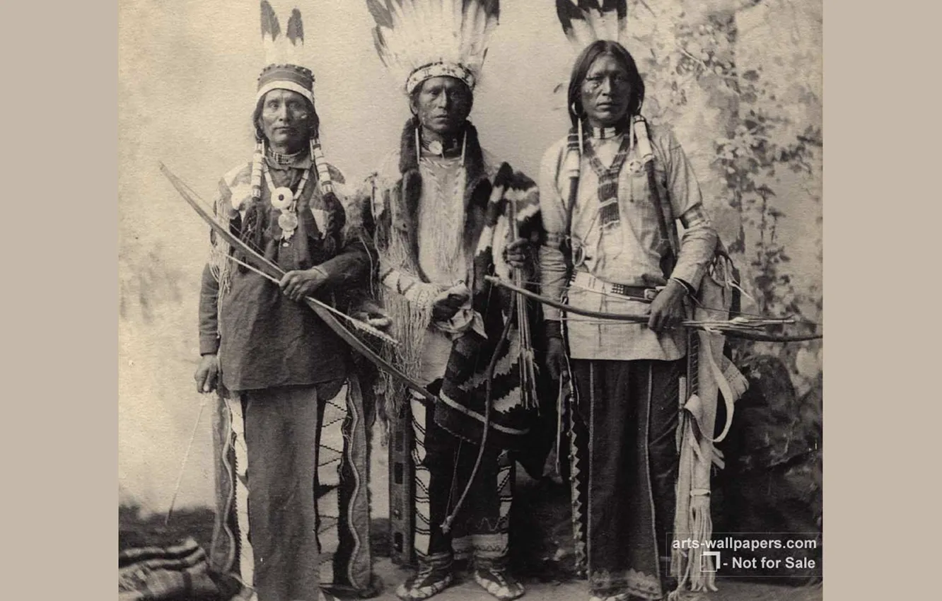 Фото обои native americans, first people, american indians chiefs