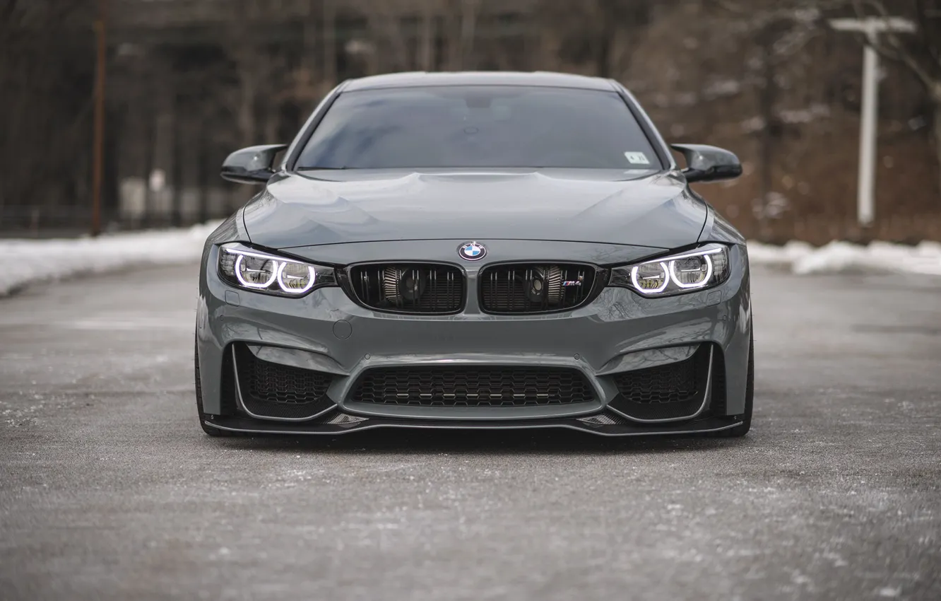 Фото обои BMW, Light, Gray, Face, Sight, LED, F83