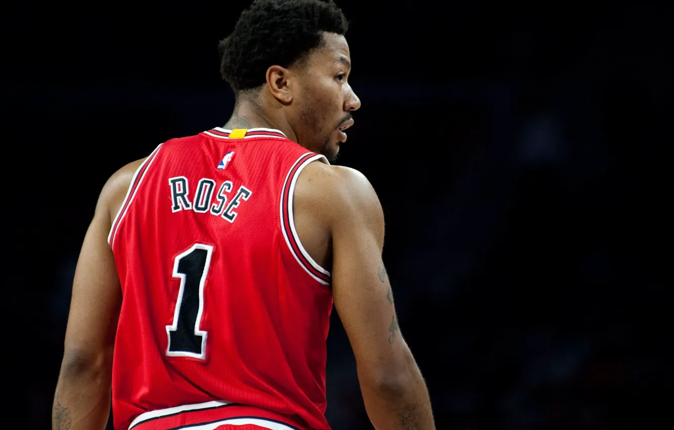 Фото обои nba, chicago bulls, derrick rose