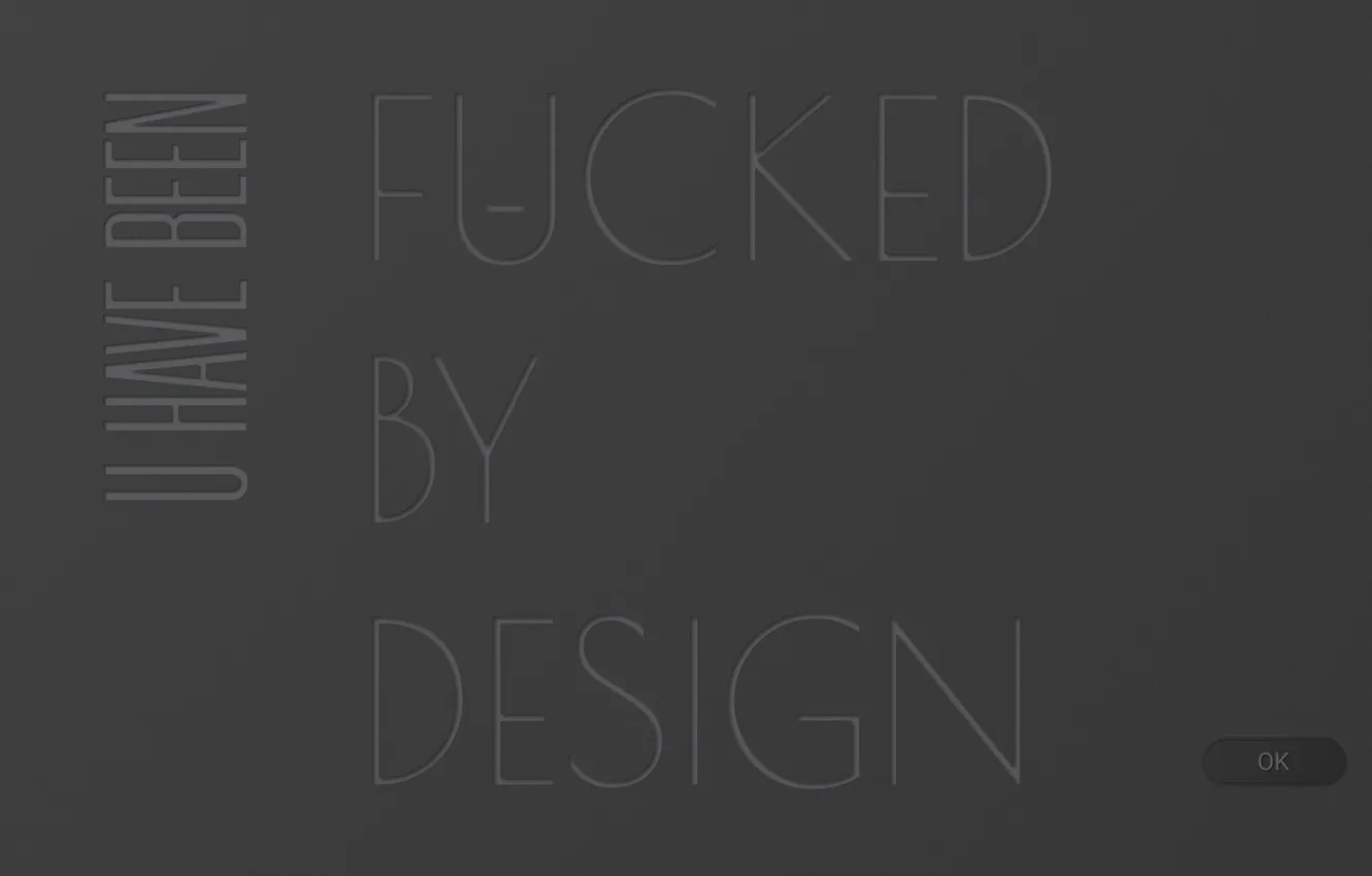 Фото обои fuck, minimalism, design, text, mood