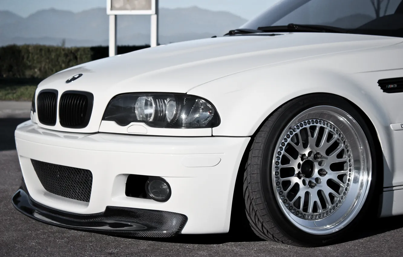 BMW e46 White