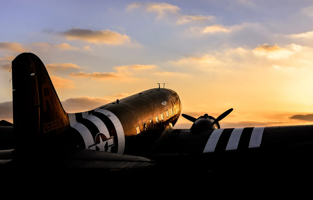 Фото обои aircraft, Douglas C-47 Skytrain, Plane