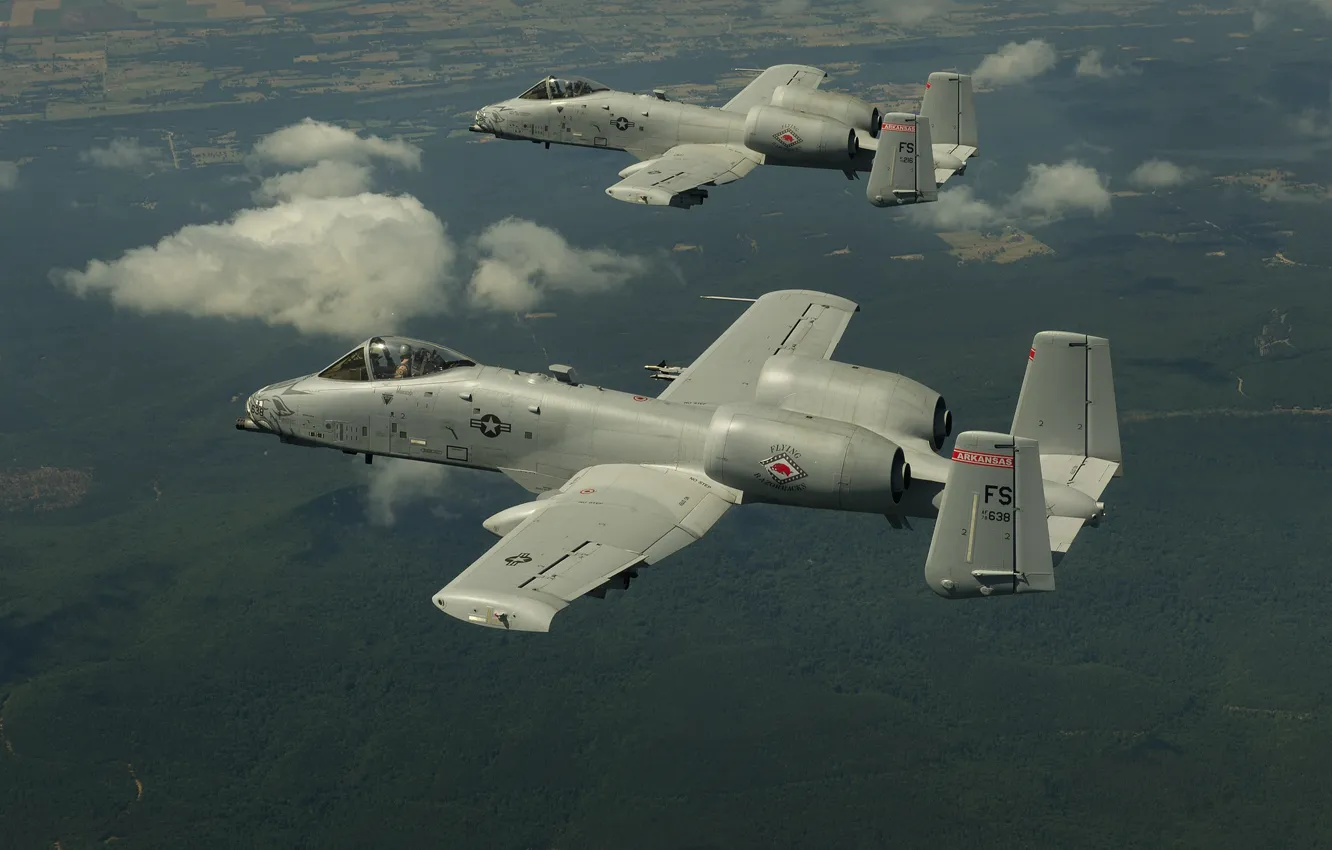 Фото обои A-10, штурмовики, Thunderbolt II, «Тандерболт» II