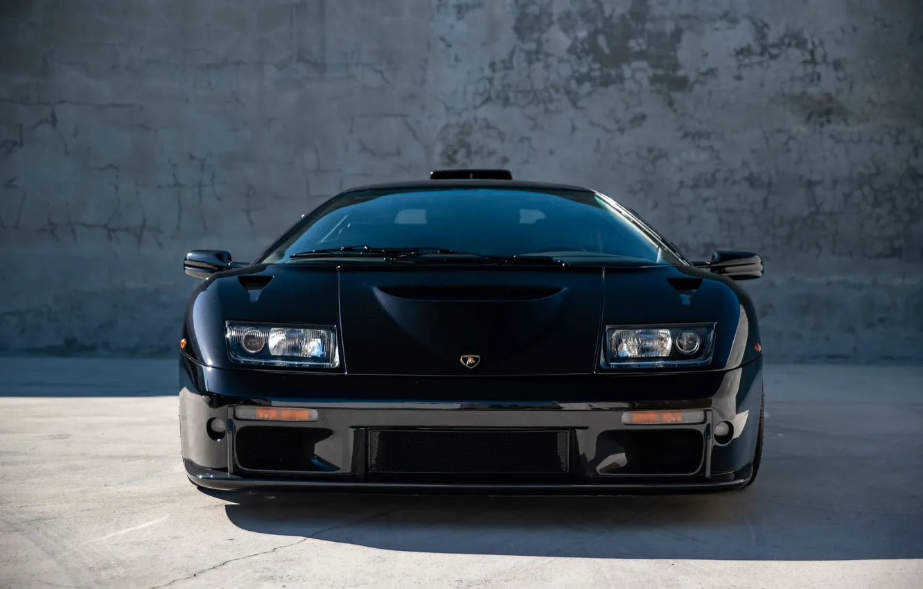 Фото обои Lamborghini, вид спереди, Diablo, ламборгини, Lamborghini Diablo GT