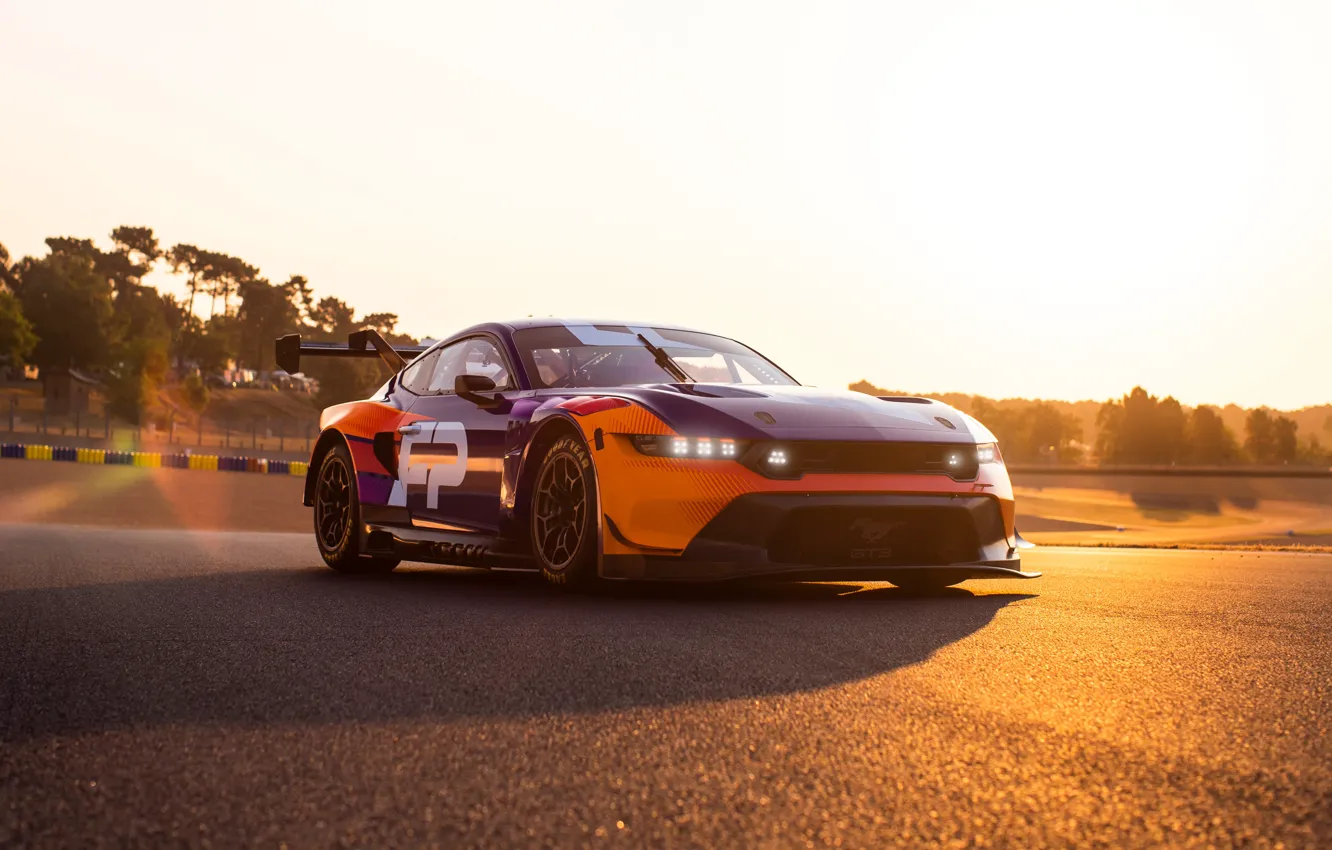 Фото обои Mustang, Ford, Prototype, GT3, 2023, Ford Mustang GT3 Prototype