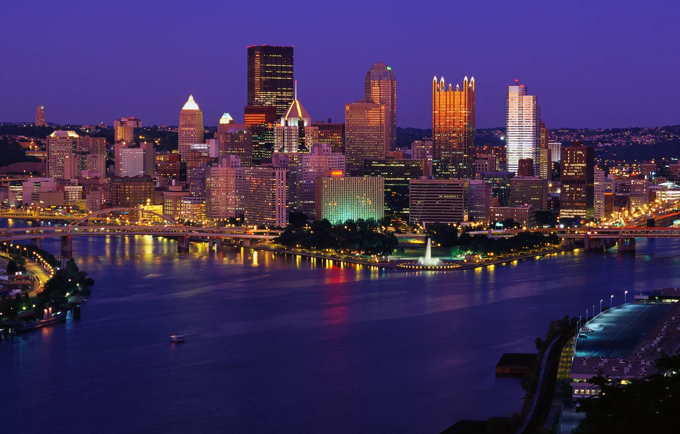 Фото обои city, город, USA, Pennsylvania, Pittsburgh