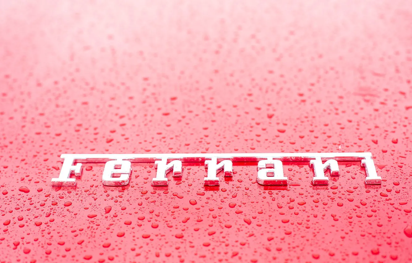Фото обои капли, буквы, Ferrari, феррари, 458, drop, F458