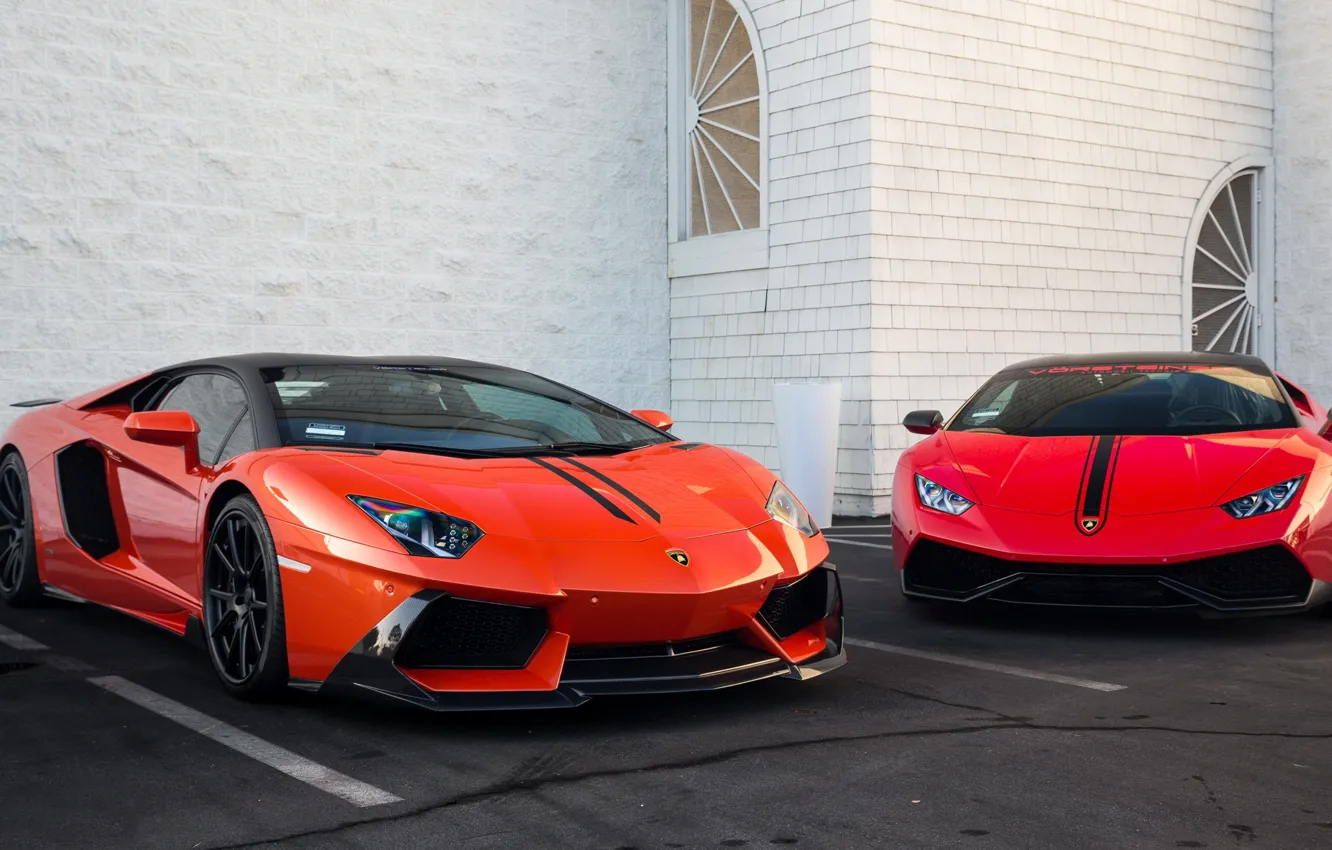 Фото обои Lamborghini, Vorsteiner, Aventador, &ampamp;, Huarcan