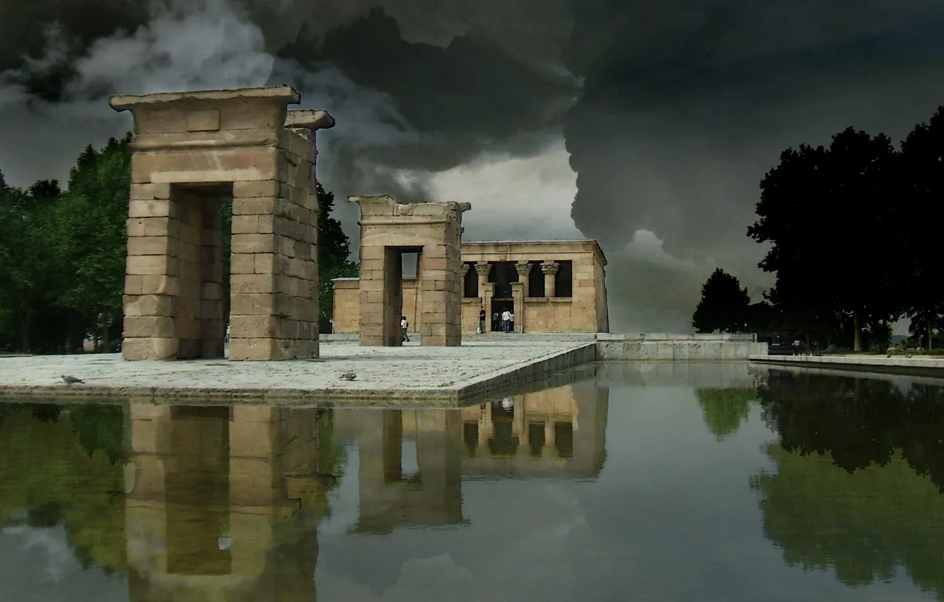 Фото обои ESPAÑA, DEBOD, MADRID, TEMPLO