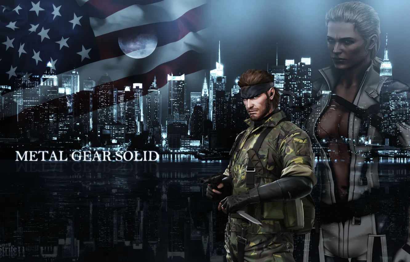 Фото обои wallpaper, Japan, USA, Metal, Snake, Game, Military, Solid