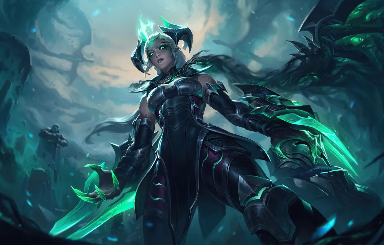 Фото обои игра, красота, разрушение, грация, game, beauty, grace, League of Legends