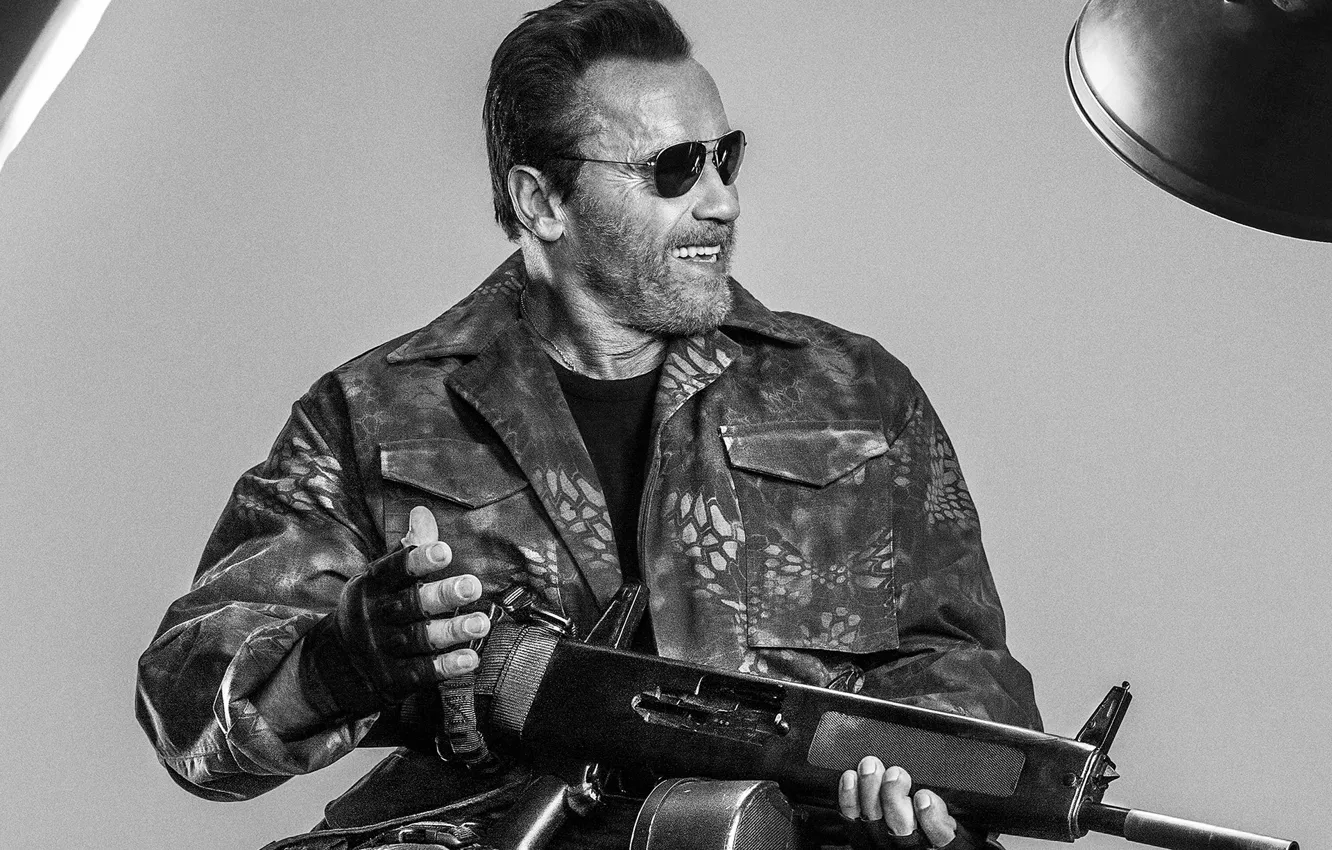 Фото обои Арнольд, Шварценеггер, Arnold, Schwarzenegger, The Expendables 3, Неудержимые 3