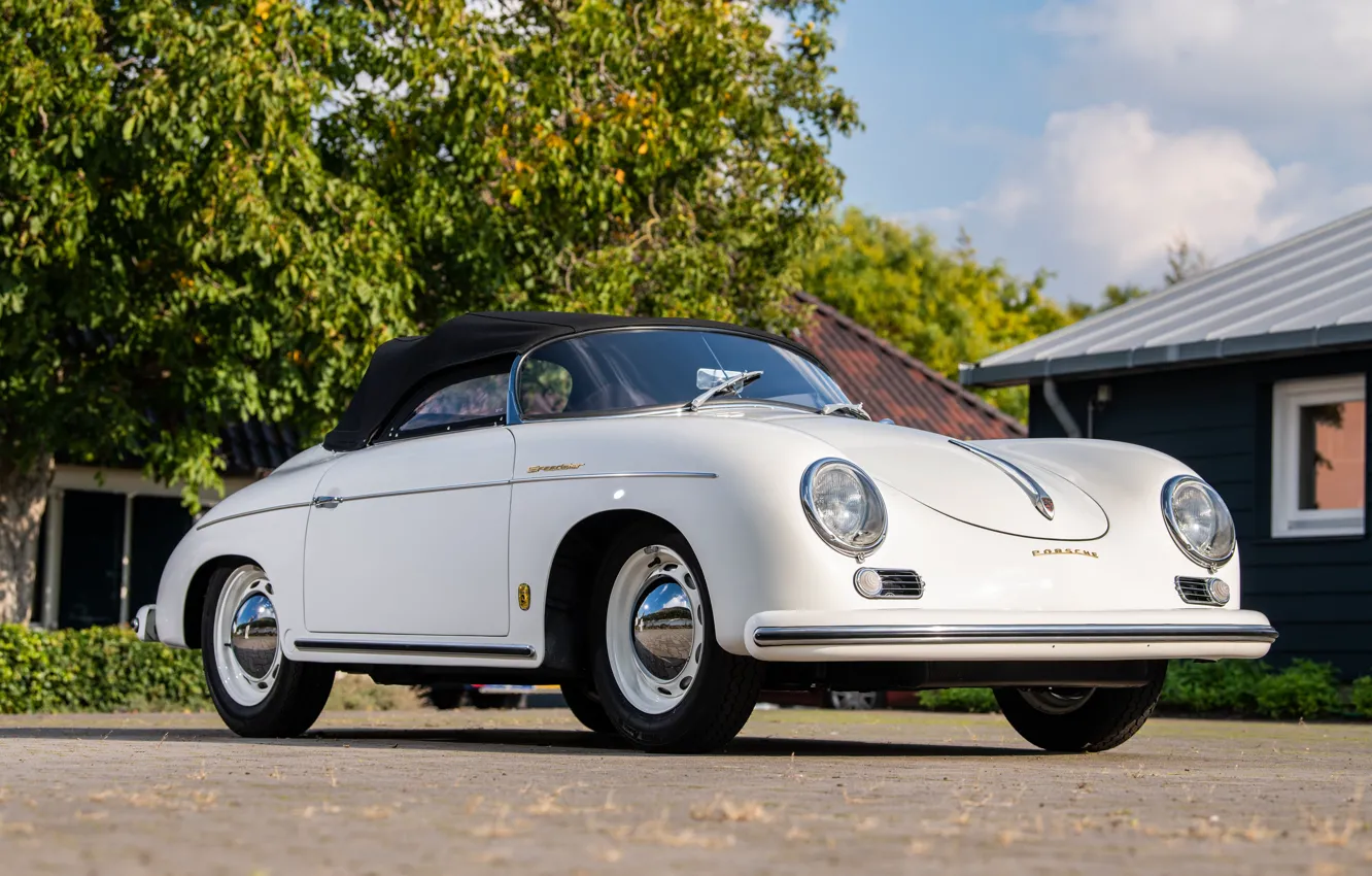 Фото обои Porsche, 1955, 356, Porsche 356 1600 Speedster