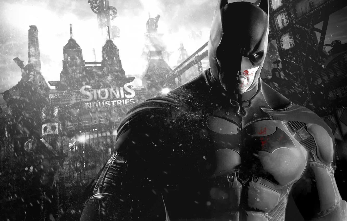 Фото обои DC Comics, Bruce Wayne, Warner Bros, Batman Arkham Origins Wallpaper, Gotham