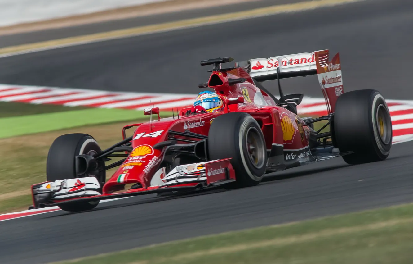 Фото обои Ferrari, Fernando Alonso