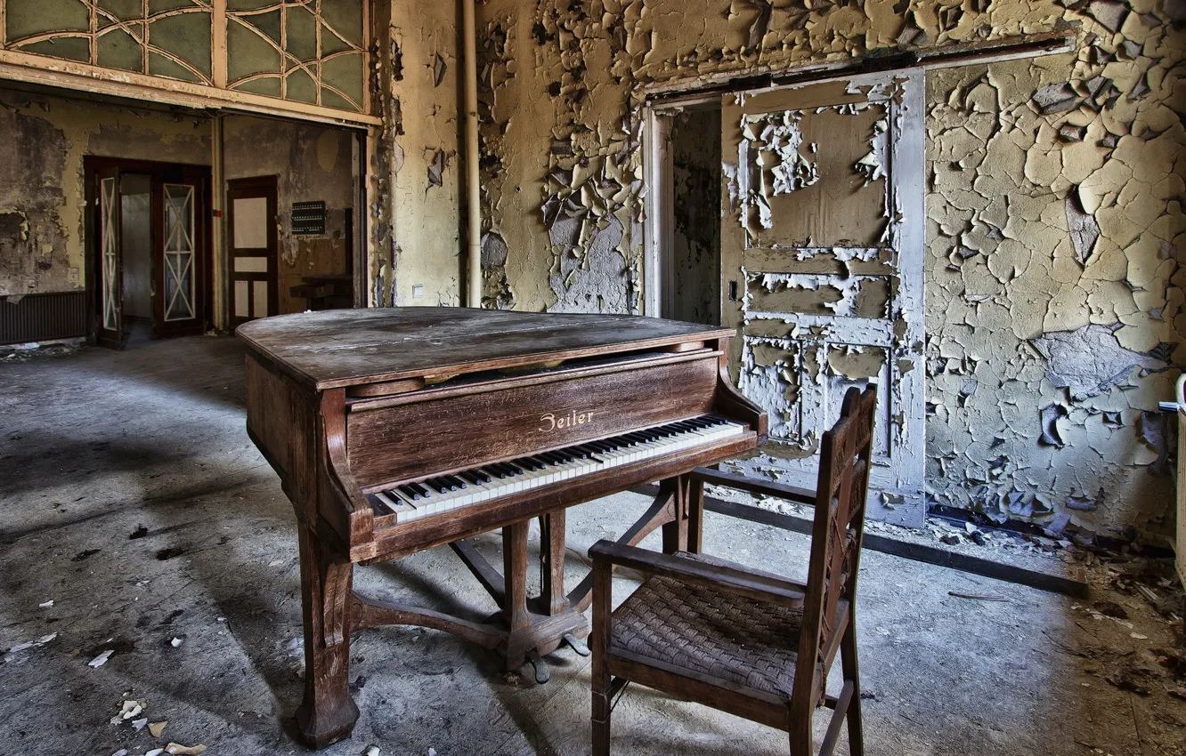 Фото обои музыка, фон, piano