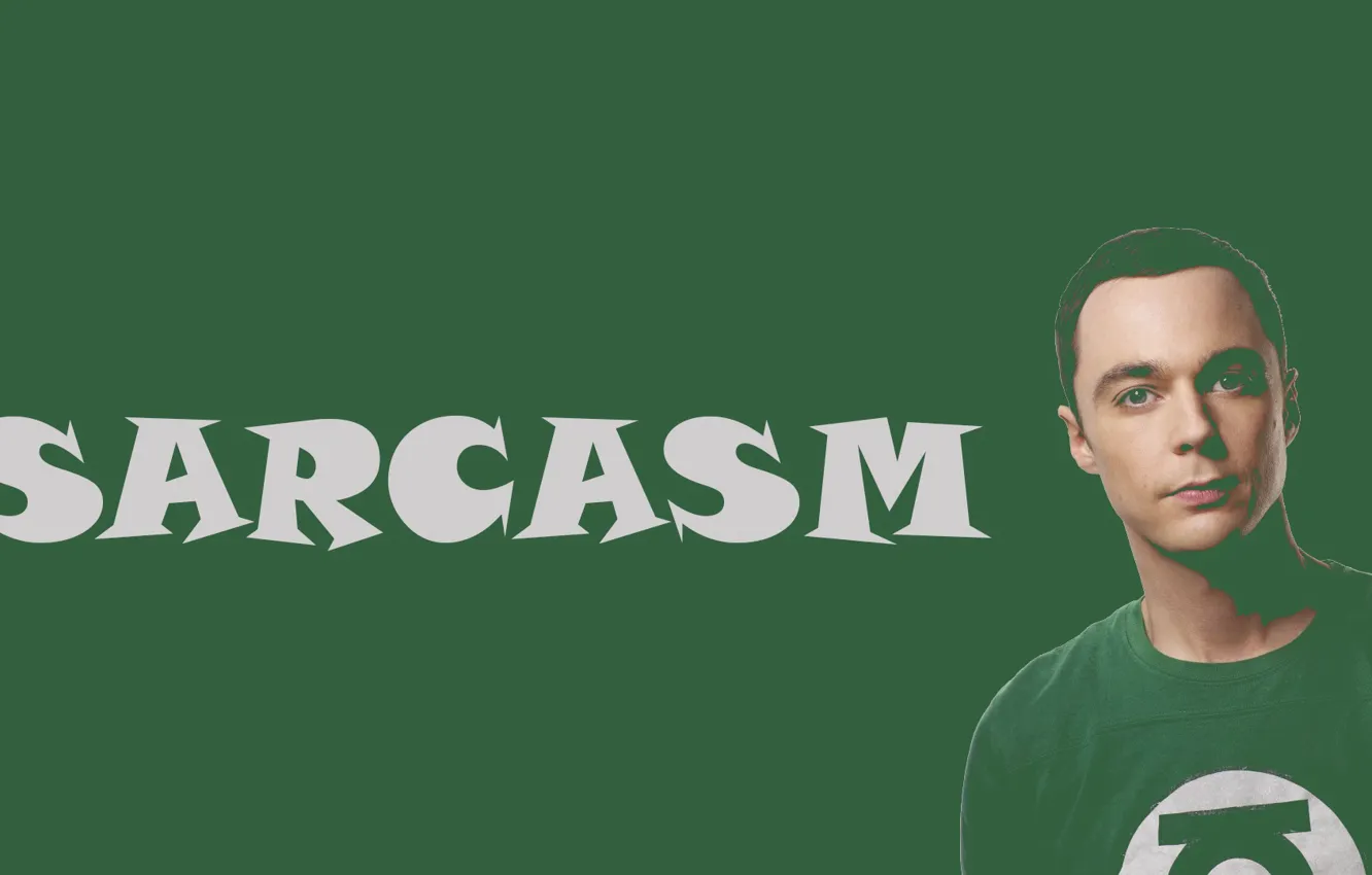 Фото обои зеленый, темно-зеленый, green, сарказм, Шелдон, The Big BANG Theory